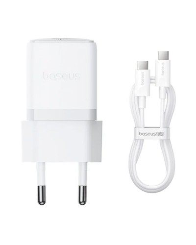 Купити МЗП Baseus Palm Fast Charger 30W (1USB-C) + кабель Type-C to Type-C (P10111605113-01)