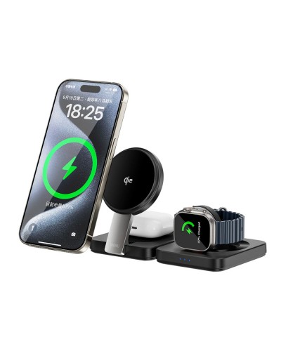 Купити БЗП WIWU Wi-W028 QI2 3 in 1 wireless charger
