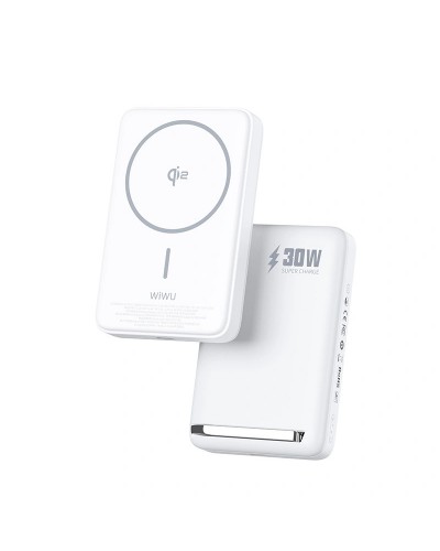 Купити Портативний ЗП Power Bank WIWU Wi-P031 Magnetic з БЗП 30W 10000 mAh