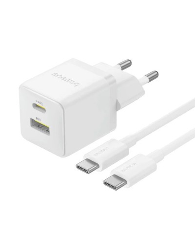 Купити МЗП Baseus Palm Fast Charger 30W (1USB-A/1C) + кабель Type-C to Type-C (P1011160A)
