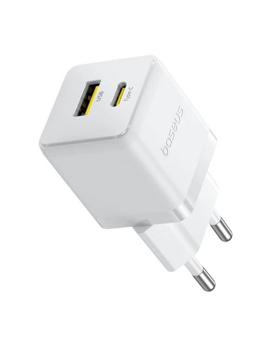Купити МЗП Baseus Palm Fast Charger 30W (1USB-A/1C) + кабель Type-C to Type-C (P1011160A)