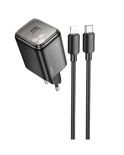 Купити Уцінка МЗП Hoco N54 Monsoon PD45W (1USB-C) + кабель Type-C to Lightning