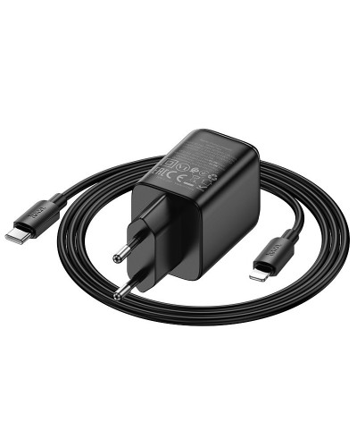 Купити Уцінка МЗП Hoco N54 Monsoon PD45W (1USB-C) + кабель Type-C to Lightning