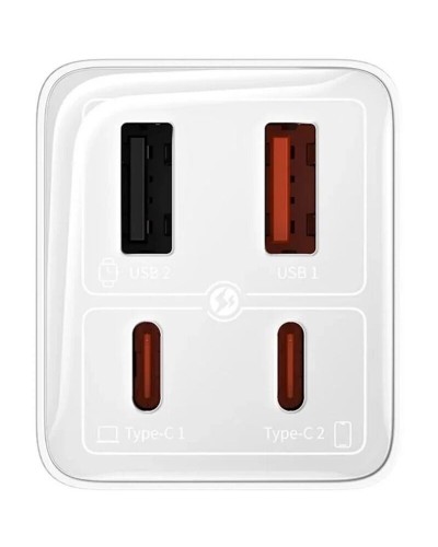 Купити МЗП Baseus GaN6 Pro OS 65W (2USB-A/2C) + кабель Type-C to Type-C (P10162701)