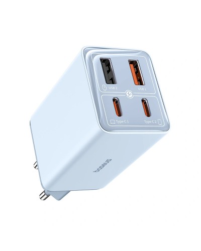 Купити МЗП Baseus GaN6 Pro OS 65W (2USB-A/2C) + кабель Type-C to Type-C (P10162701)