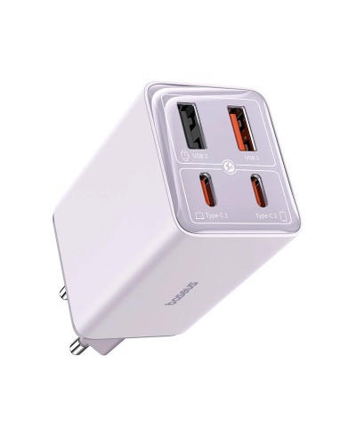 Купити МЗП Baseus GaN6 Pro OS 65W (2USB-A/2C) + кабель Type-C to Type-C (P10162701)