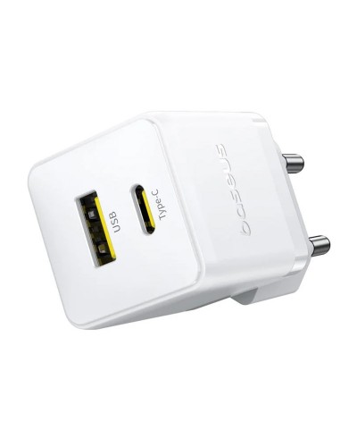Купити МЗП Baseus Palm Fast Charger 20W (1USB-A/1C) + кабель Type-C to Type-C (P10111608)