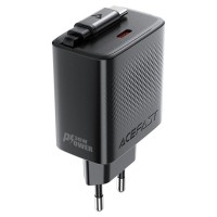 МЗП Acefast A110 GaN With Retractable Cable Type-C PD30W (1USB-C)