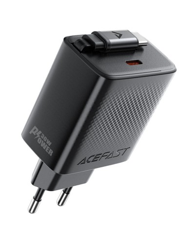 Купити МЗП Acefast A110 GaN With Retractable Cable Type-C PD30W (1USB-C)