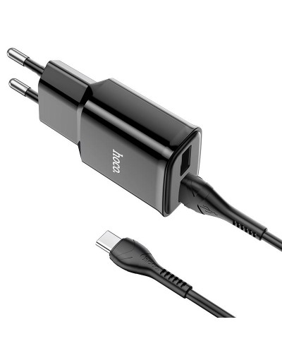 Купити МЗП Hoco C88A Star round 2.4A (2USB-A) + кабель USB to Type-C