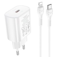 МЗП Hoco N22 Jetta PD25W (1USB-C) + кабель Type-C to Lightning