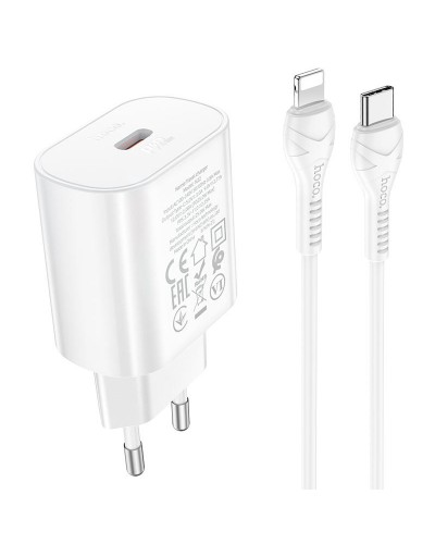 Купити МЗП Hoco N22 Jetta PD25W (1USB-C) + кабель Type-C to Lightning