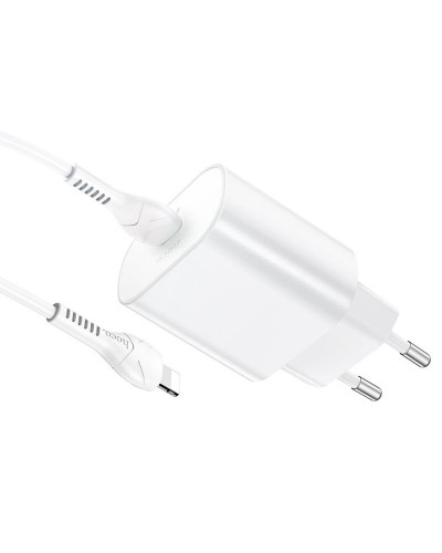 Купити МЗП Hoco N22 Jetta PD25W (1USB-C) + кабель Type-C to Lightning
