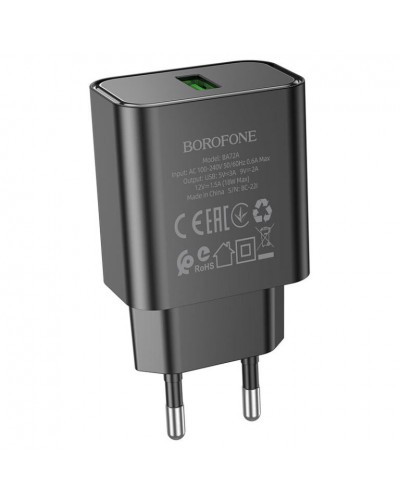 Купити МЗП Borofone BA72A Spring QC3.0 (1USB-A)