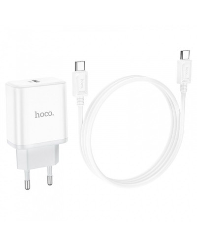 Купити МЗП Hoco C104A PD20W (1USB-C) + кабель Type-C to Type-C