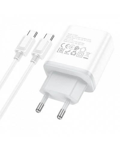 Купити МЗП Hoco C104A PD20W (1USB-C) + кабель Type-C to Type-C