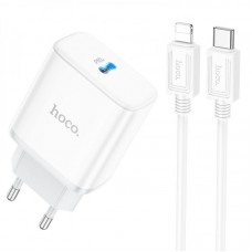МЗП Hoco C104A PD20W (1USB-C) + кабель Type-C to Lightning
