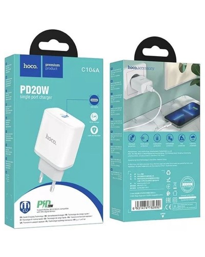 Купити МЗП Hoco C104A PD20W (1USB-C)