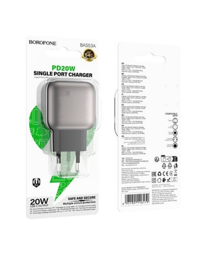 Купити МЗП Borofone BAS53A Absolute PD20W (1USB-C)