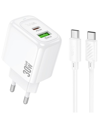 Купити МЗП Hoco CS55A Surplus PD30W+QC3.0 (1USB-A/1C) + кабель Type-C to Type-C