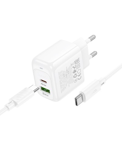 Купити МЗП Hoco CS55A Surplus PD30W+QC3.0 (1USB-A/1C) + кабель Type-C to Type-C
