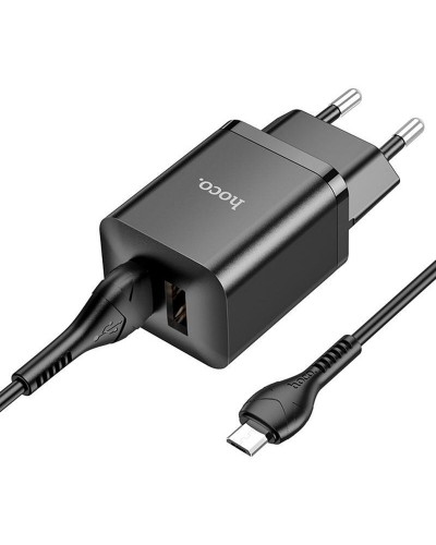 Купити МЗП Hoco N25 Maker (2USB-A) + USB to MicroUSB