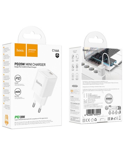 Купити МЗП Hoco C146A Charm PD20W (1USB-C)