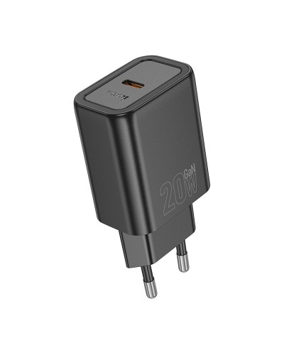 Купити МЗП Hoco N60 Gentle PD20W (1USB-C) + кабель Type-C to Type-C