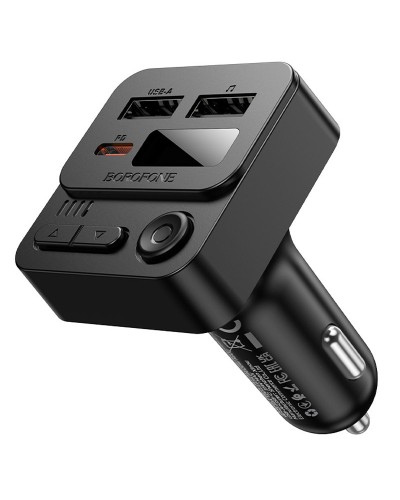 Купити АЗП FM модулятор Borofone BC60 Hero 35W (2USB-A/1C)