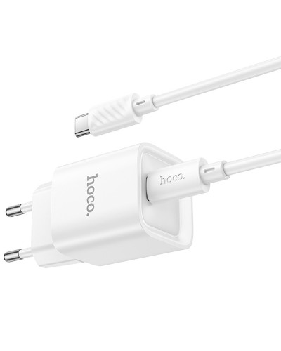 Купити МЗП Hoco C146A Charm PD20W (1USB-C) + кабель Type-C to Type-C
