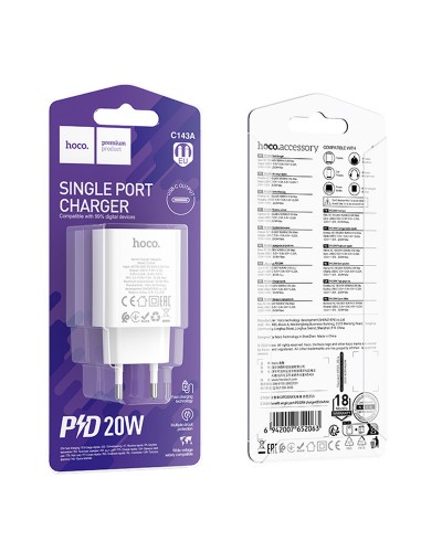 Купити МЗП Hoco C143A Benefit PD20W (1USB-C)