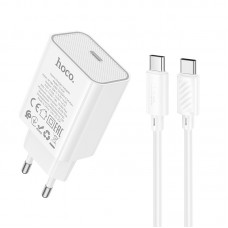 МЗП Hoco C143A Benefit PD20W (1USB-C) + кабель Type-C to Type-C