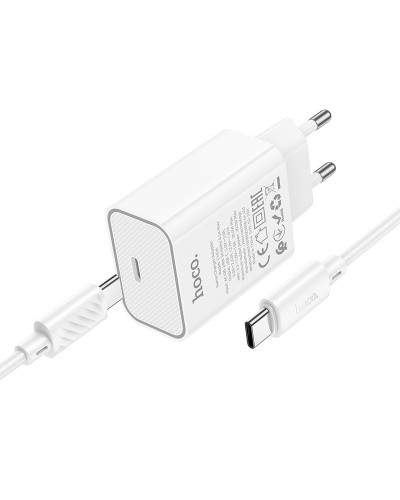 Купити МЗП Hoco C143A Benefit PD20W (1USB-C) + кабель Type-C to Type-C