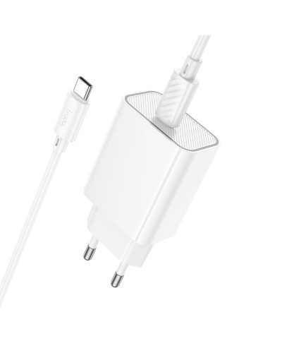 Купити МЗП Hoco C143A Benefit PD20W (1USB-C) + кабель Type-C to Type-C