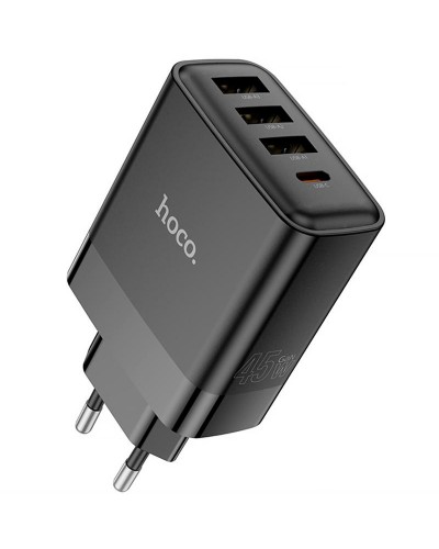 Купити МЗП Hoco C127A Intelligent PD45W (3USB-A/1C)