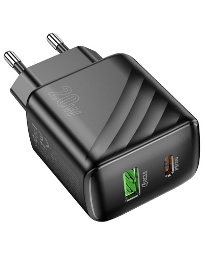 Купити МЗП Hoco CS25A Rico PD20W+QC3.0 (1USB-A/1C)