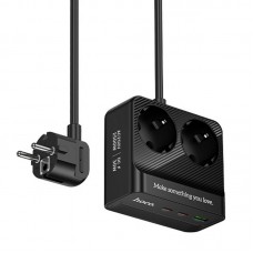 Подовжувач Hoco AC27 Descanso (PD30W/2C/1A/2xSocket) (2m)