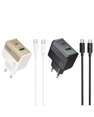 Купити МЗП Hoco CS73A Star Speed PD30W+QC3.0 (1USB-A/1C) + кабель Type-C to Type-C