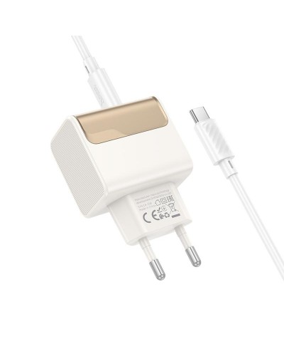 Купити МЗП Hoco CS73A Star Speed PD30W+QC3.0 (1USB-A/1C) + кабель Type-C to Type-C