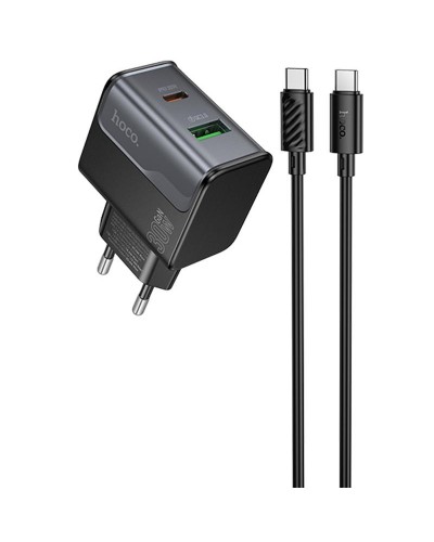 Купити МЗП Hoco CS73A Star Speed PD30W+QC3.0 (1USB-A/1C) + кабель Type-C to Type-C