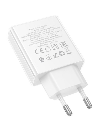 Купити МЗП Hoco C142A Direct PD20W+QC3.0 (1USB-A/1C)