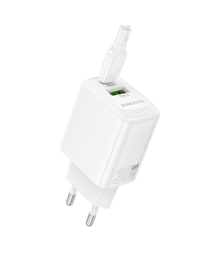 Купити МЗП Borofone BN29 Fuente PD30W+QC3.0 (1USB-A/1C)
