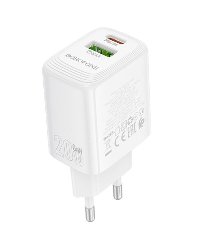 Купити МЗП Borofone BN27 Fuente PD20W+QC3.0 (1USB-A/1C)