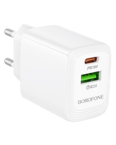 Купити МЗП Borofone BN27 Fuente PD20W+QC3.0 (1USB-A/1C)