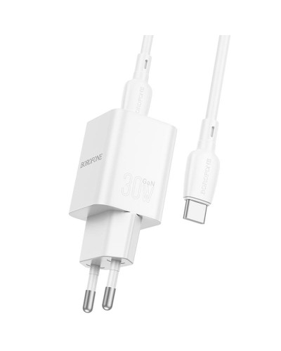 Купити МЗП Borofone BN14 Royal PD30W+QC3.0 (1USB-A/1C) + кабель Type-C to Type-C