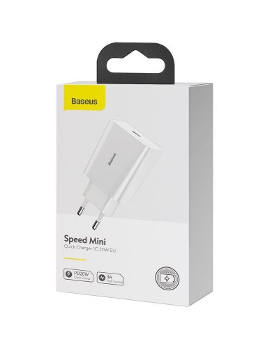 Купити МЗП Baseus Speed Mini Quick Charger 20W (1USB-C) (CCFS-S)