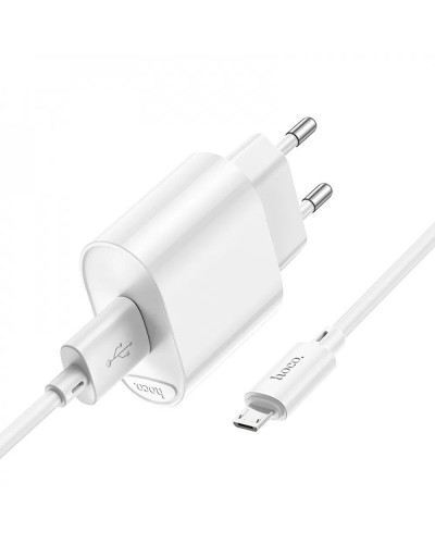 Купити МЗП Hoco C109A Fighter QC3.0 18W (1USB-A) + кабель USB to MicroUSB
