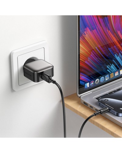 Купити МЗП Borofone BAS52A Absolute QC3.0 18W (1USB-A) + кабель USB to Type-C