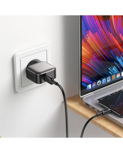 Купити МЗП Borofone BAS52A Absolute QC3.0 18W (1USB-A) + кабель USB to MicroUSB