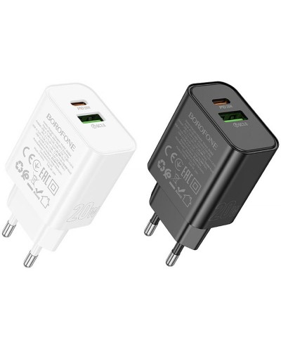 Купити МЗП Borofone BA88A Navy PD20W+QC3.0 (1USB-A/1C)